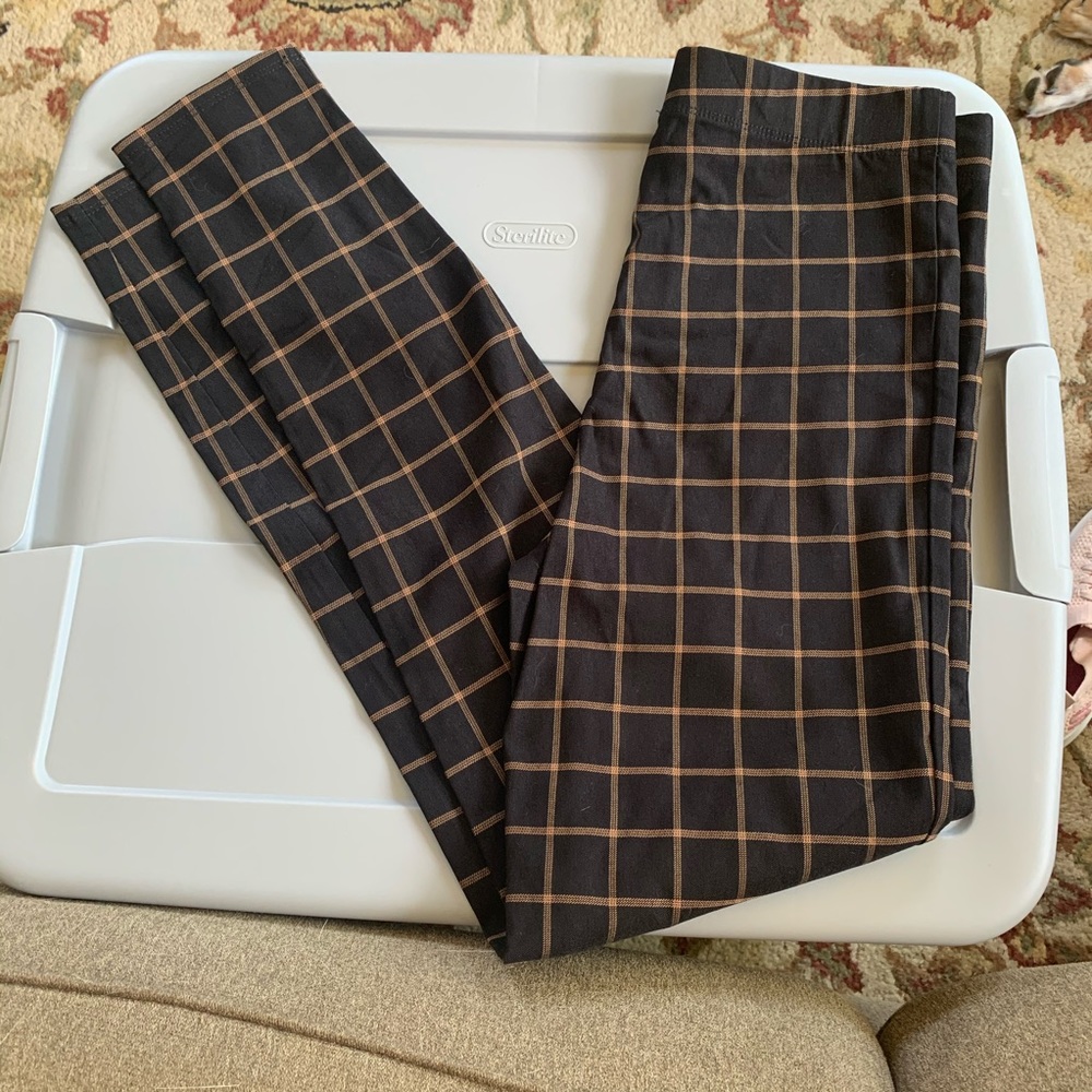 Stretchy elastic waist work pants
